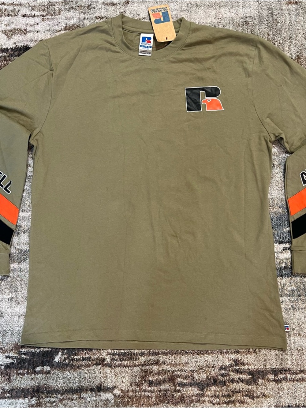 NEW Russell Athletic Heritage Antonio Longsleeve T Shirt